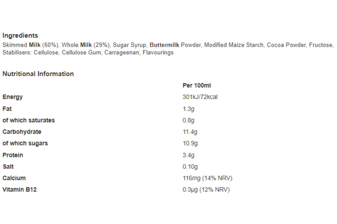 Muller Frijj Fudge Brownie Flavour Milkshake 330ml Best Before